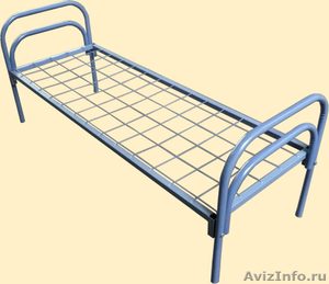 двухъярусные кровати, одноярусные металлические кровати для рабочих и турбаз - Изображение #1, Объявление #695603